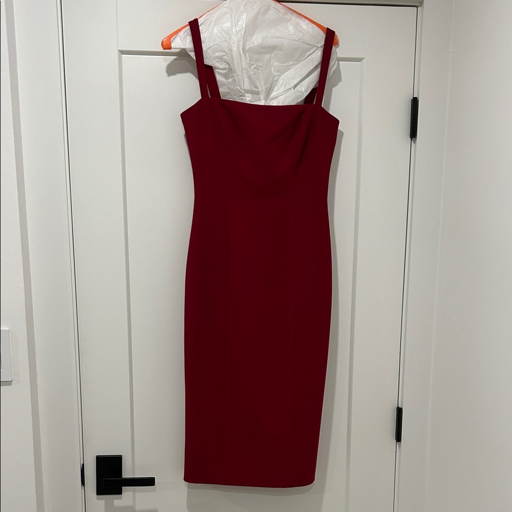 Cinq à Sept Rich Red Midi Dress